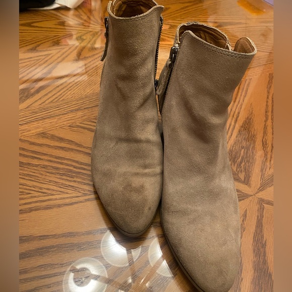 Frye Tan Suede Ankle Boots - Picture 2 of 10
